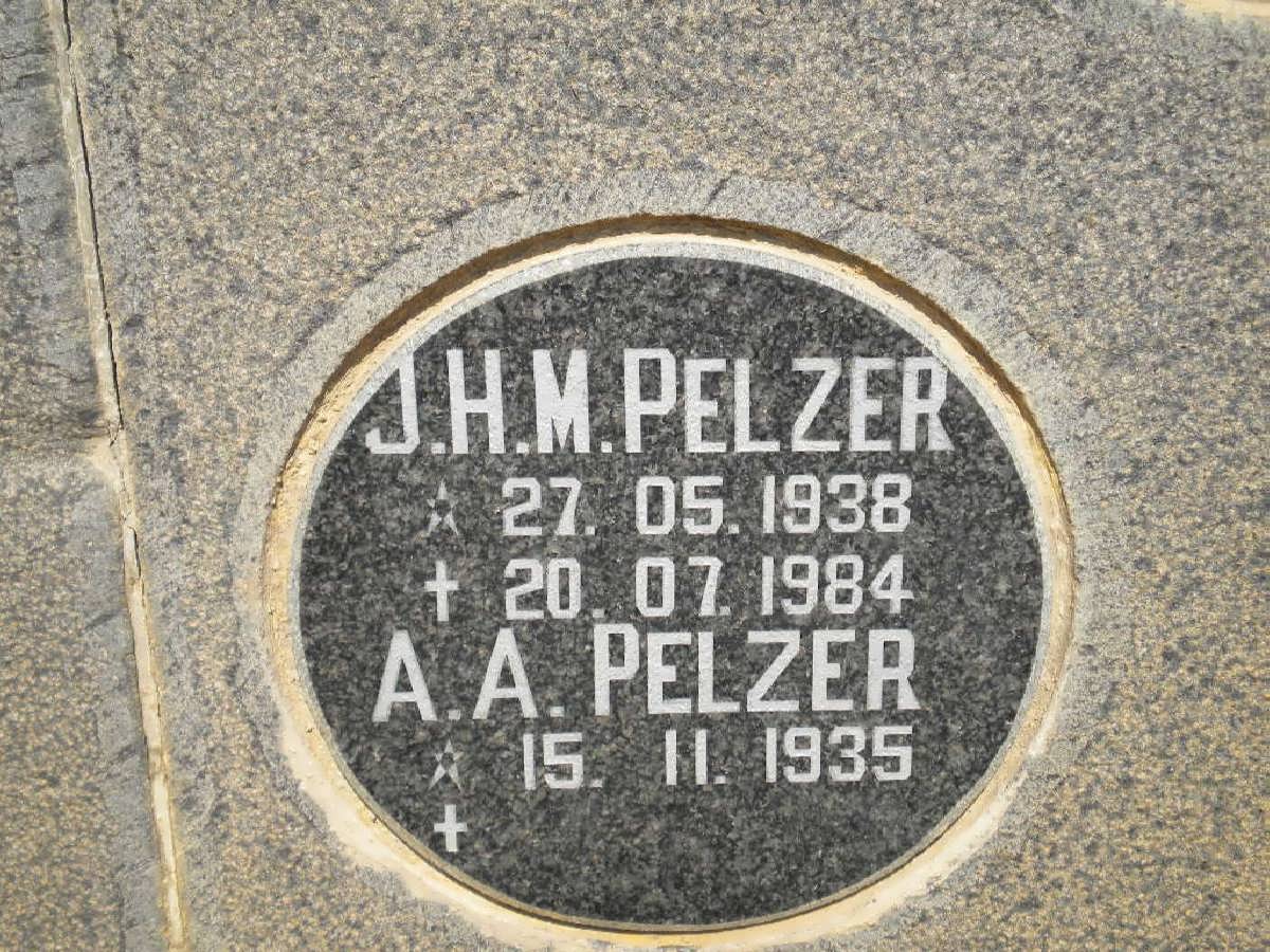 PELZER J.H.M. 1938-1984 &amp; A.A. 1935-