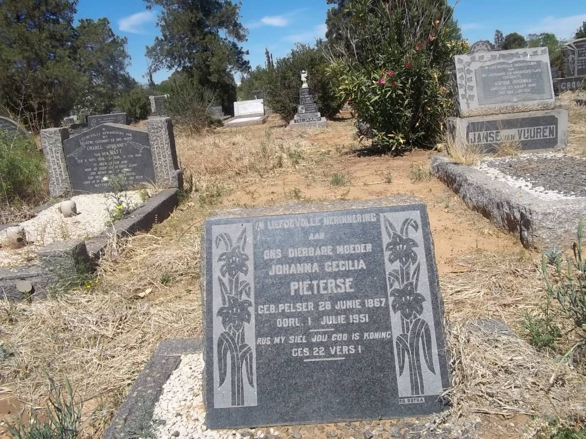 PIETERSE Johanna Cecilia nee PELSER 1867-1951