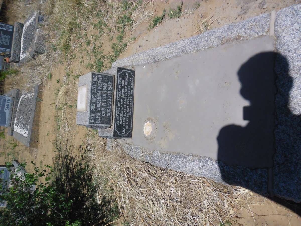 PIENAAR Elma Wilhelmina 1946-1946