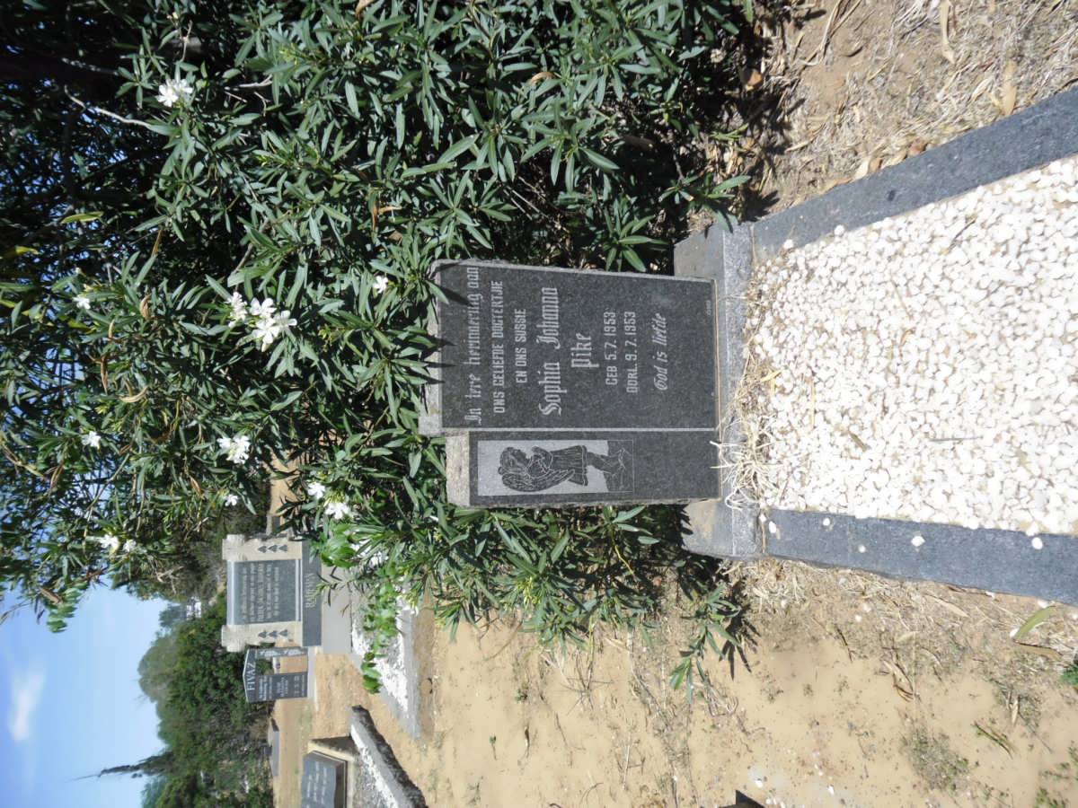 PIKE Sophia Johanna 1953-1953