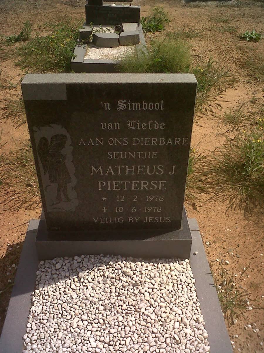 PIETERSE Matheus J. 1978-1978
