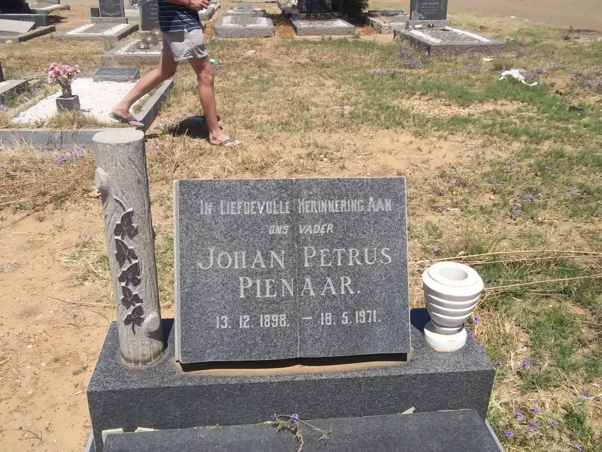 PIENAAR Johan Petrus 1898-1971