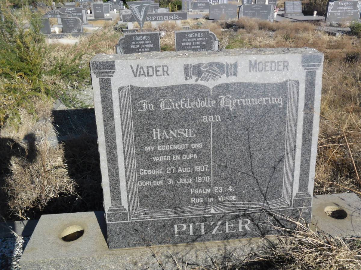 PITZER Hansie 1907-1970