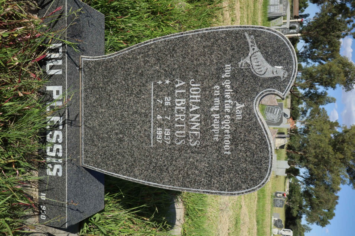 PLESSIS Johannes Albertus, du 1937-1997