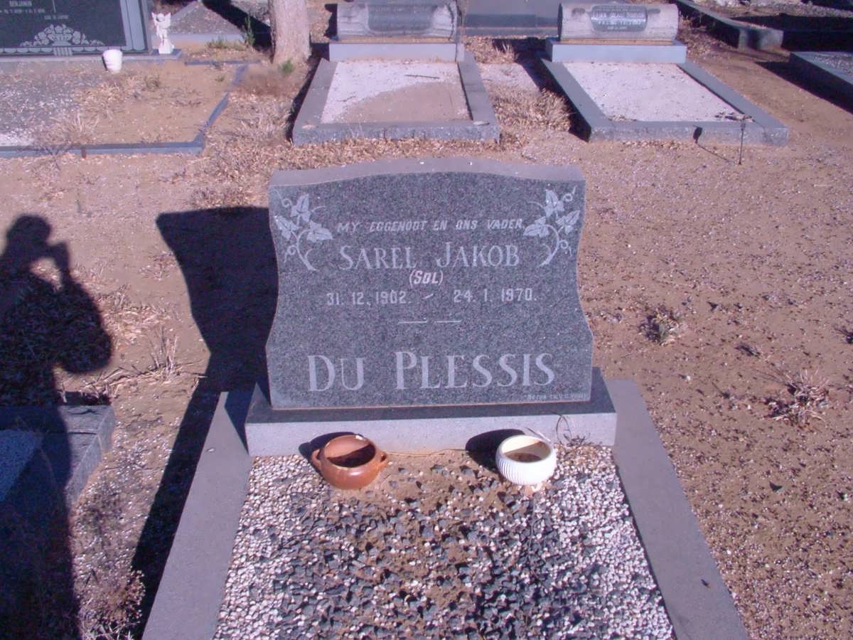 PLESSIS Sarel Jakob, du 1902-1970