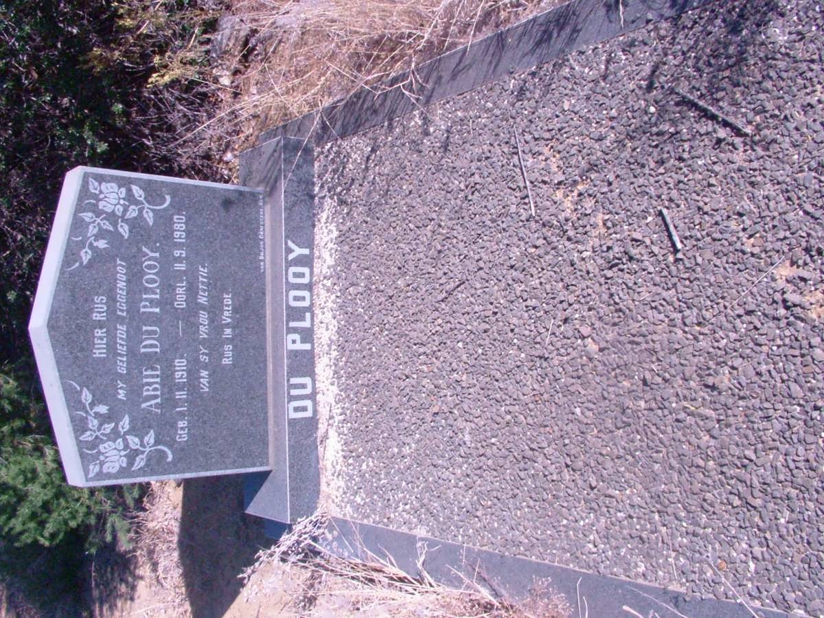 PLOOY Abie, du 1910-1980