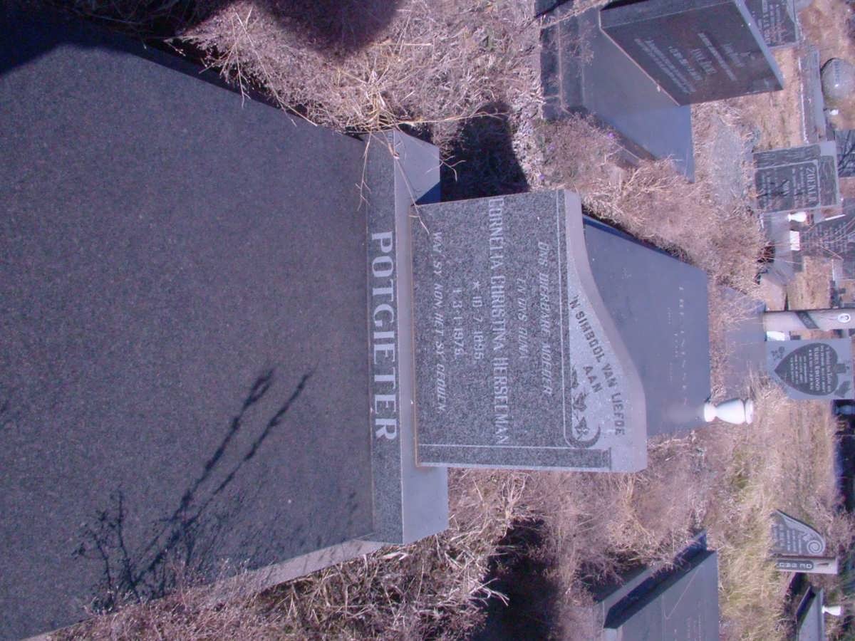 POTGIETER Cornelia Christina, formerley HERSELMAN 1895-1975