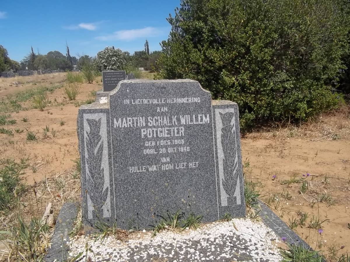 POTGIETER Martin Schalk Willem 1905-1948
