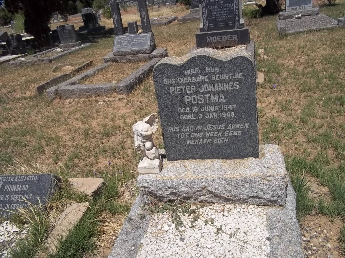POSTMA Pieter Johannes 1947-1948