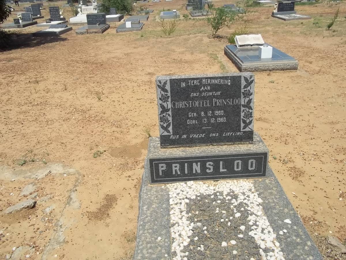 PRINSLOO Christoffel 1960-1960
