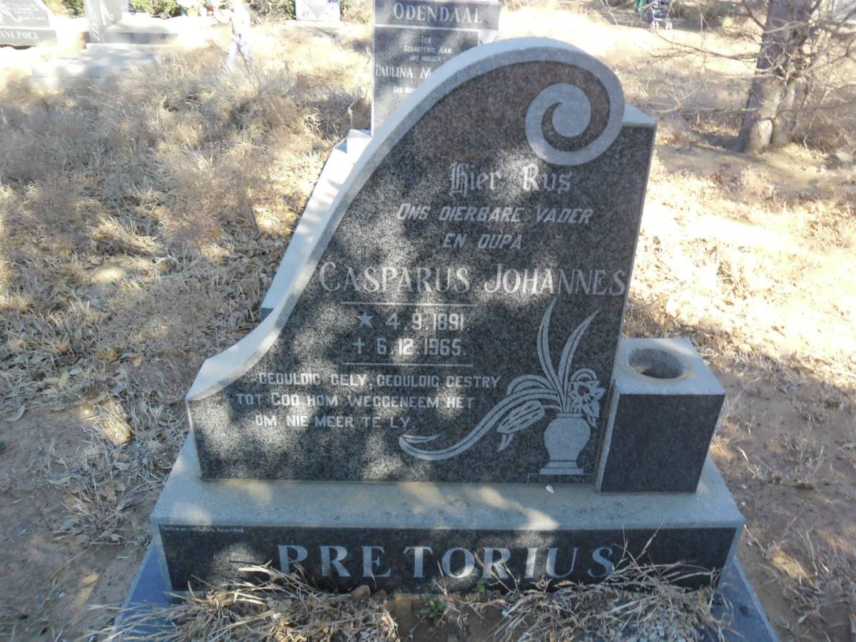 PRETORIUS Casparus Johannes 1891-1965