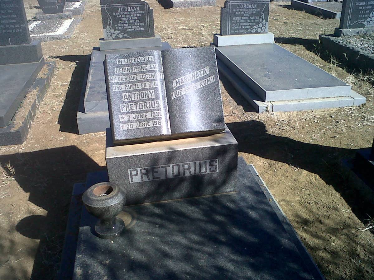PRETORIUS Anthony 1930-196?