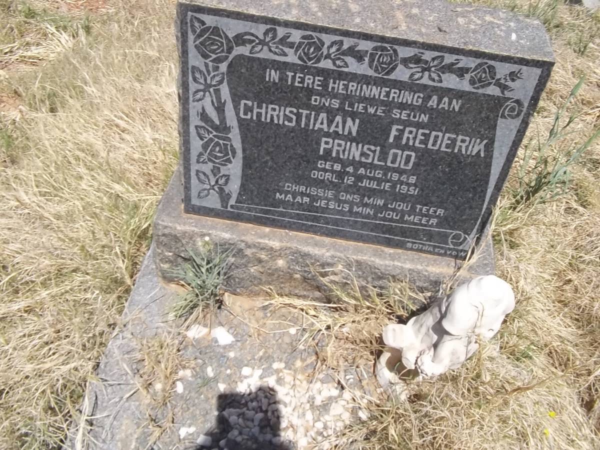 PRINSLOO Christiaan Frederik 1948-1951