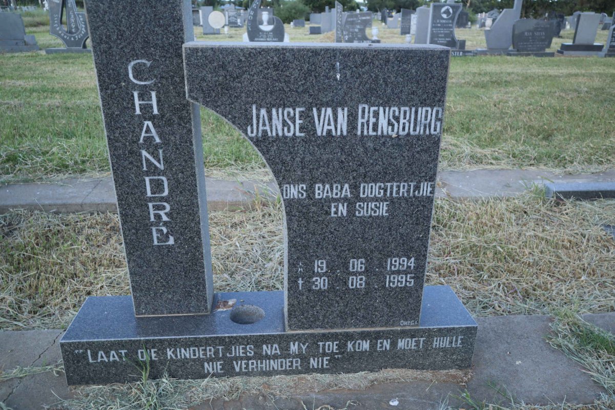 RENSBURG Chandré, Janse van 1994-1995