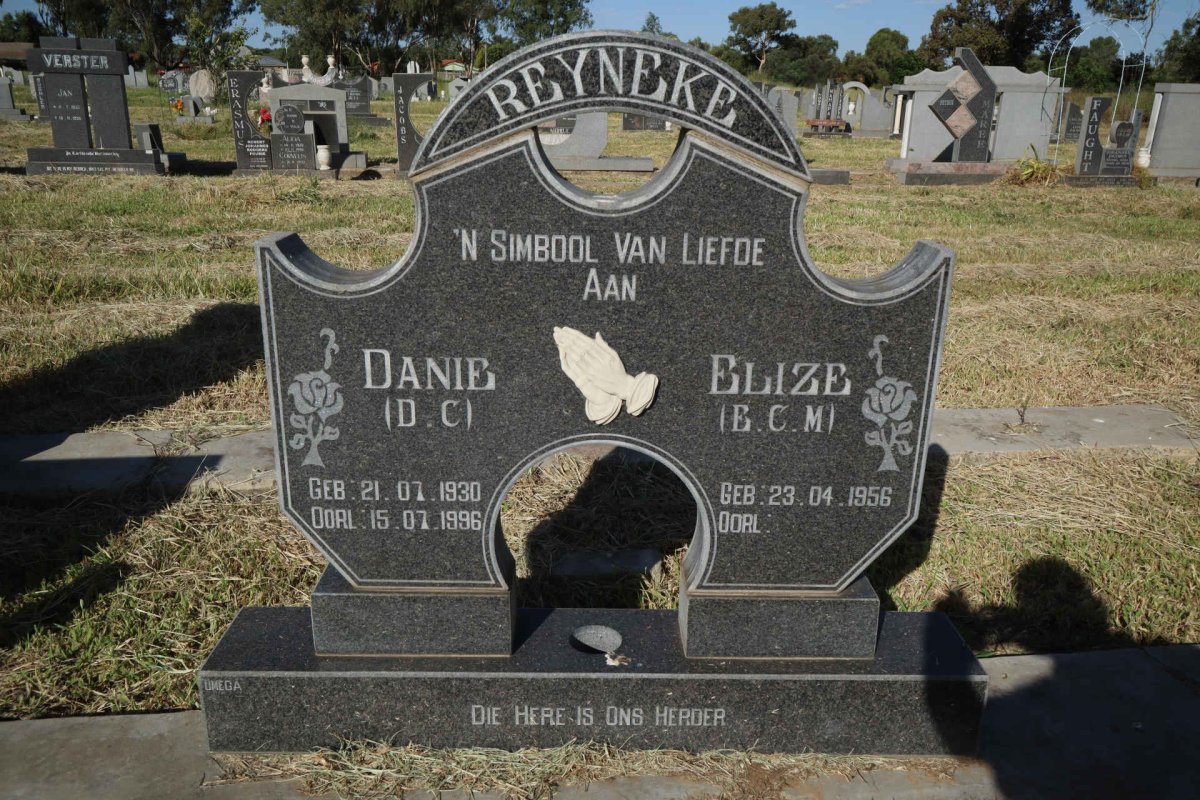 REYNEKE D.C. 1930-1996 &amp; E.C.M. 1956-