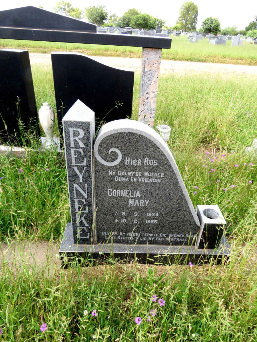 REYNEKE Cornelia Mary 1934-1986