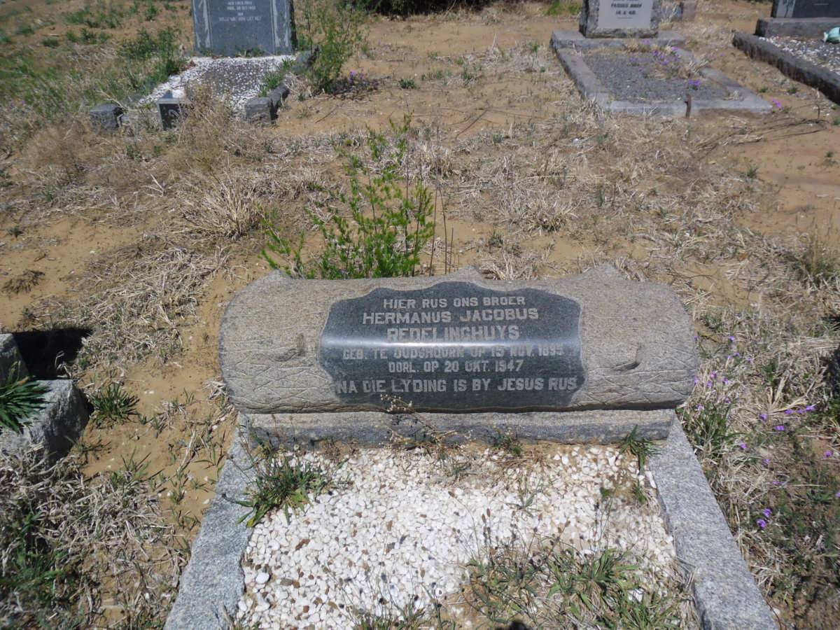 REDELINGHUYS Hermanus Jacobus 1895-1947
