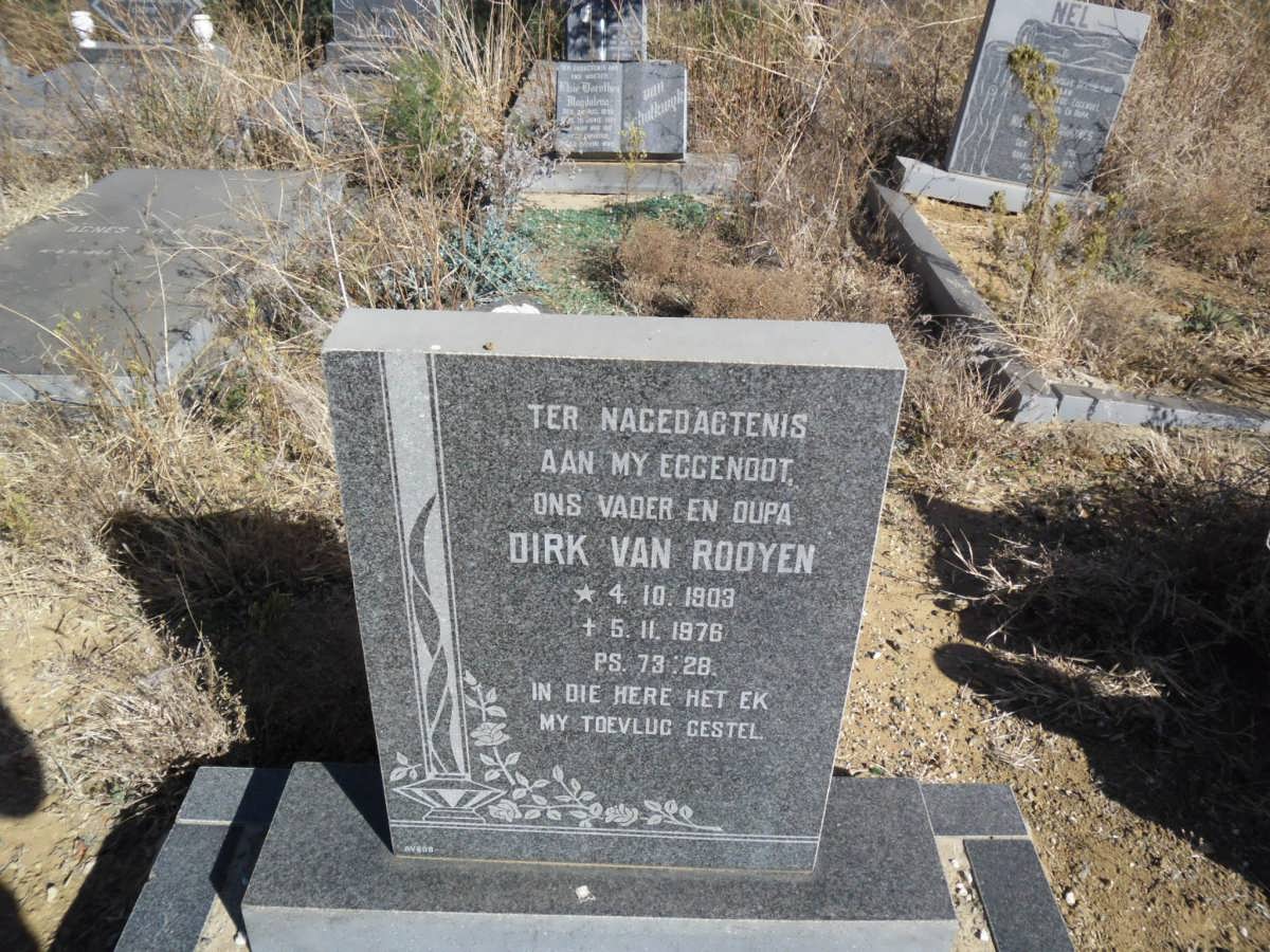 ROOYEN Dirk, van 1903-1976