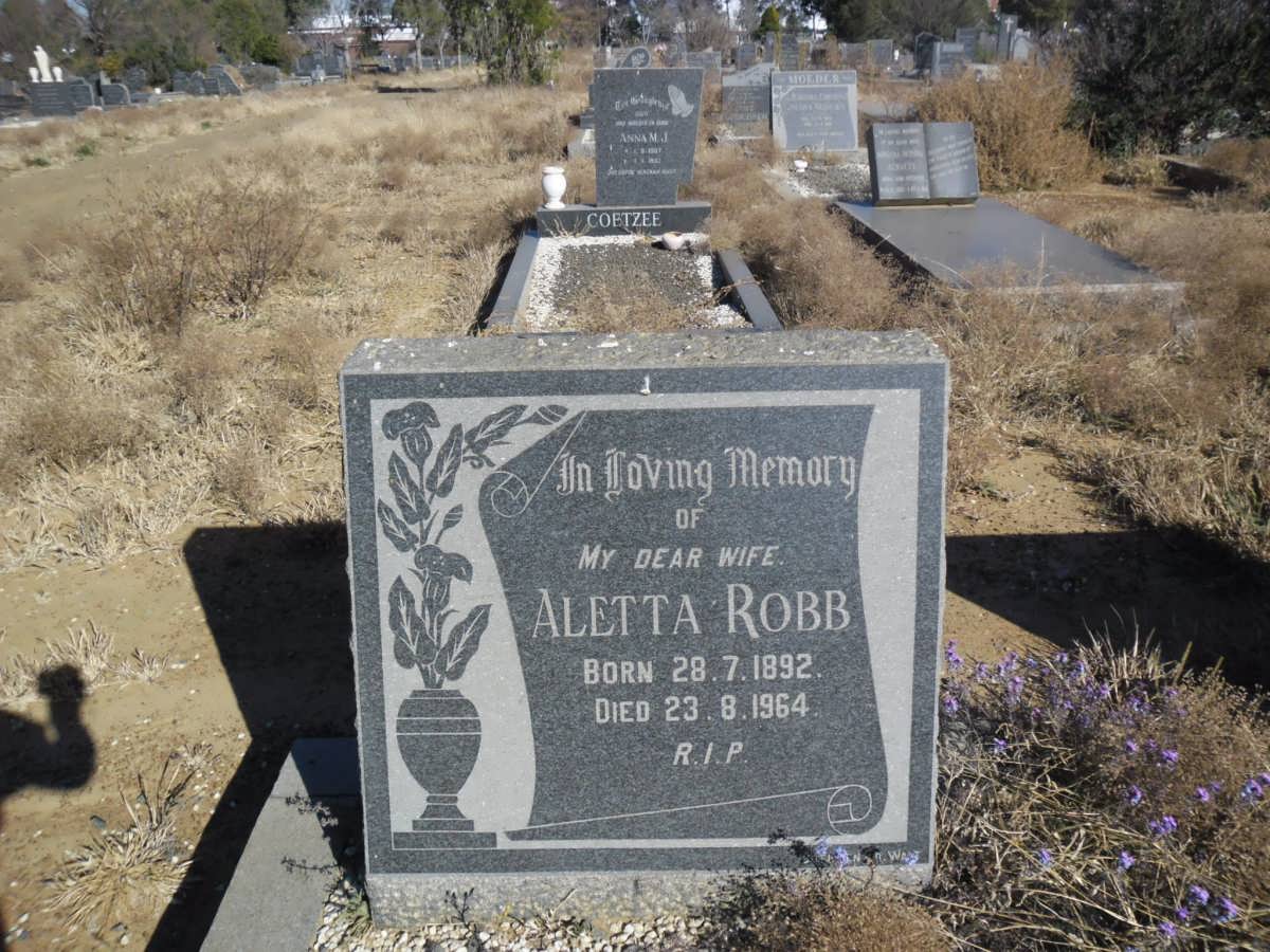 ROBB Aletta 1892-1964