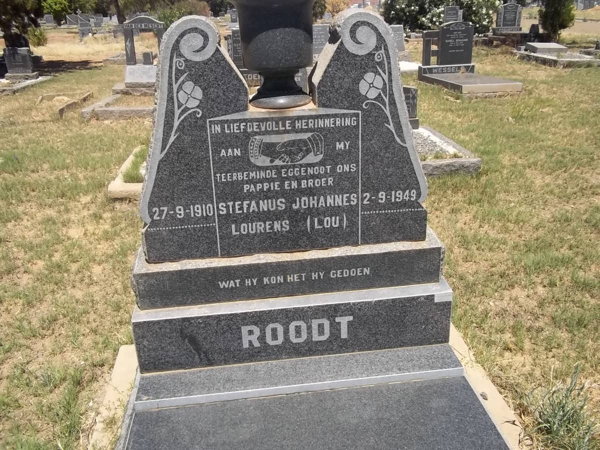 ROODT Stefanus Johannes Lourens 1910-1949