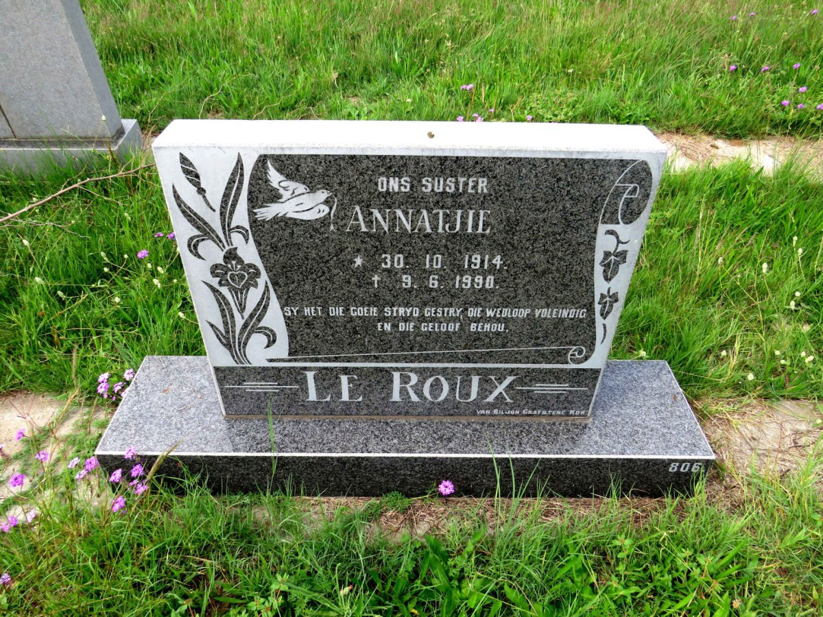 ROUX Annatjie, le 1914-1990