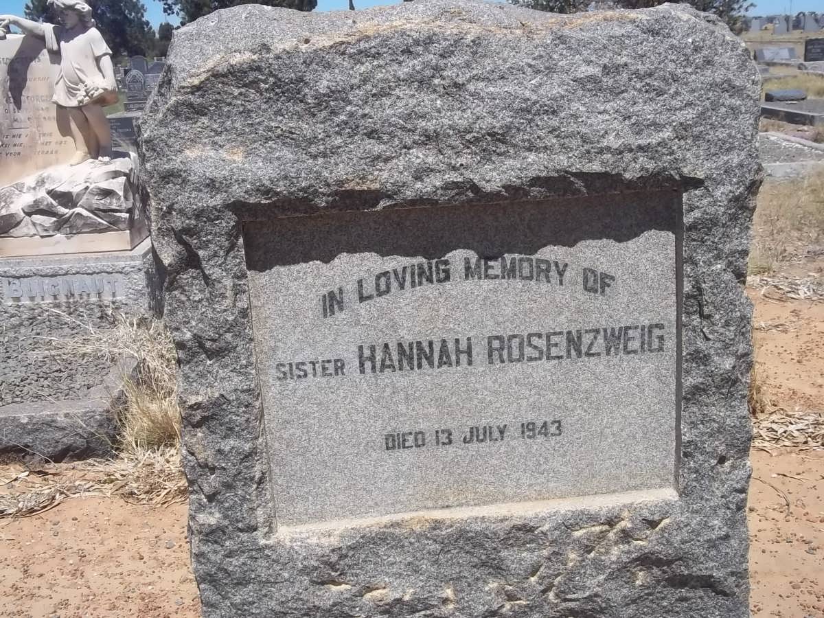 ROSENZWEIG Hannah -1943