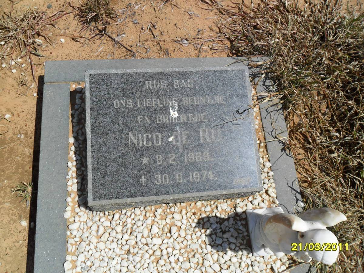 RU Nico, de 1969-1974
