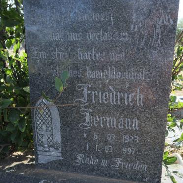 SACHSE Friedrich Hermann 1923-1997