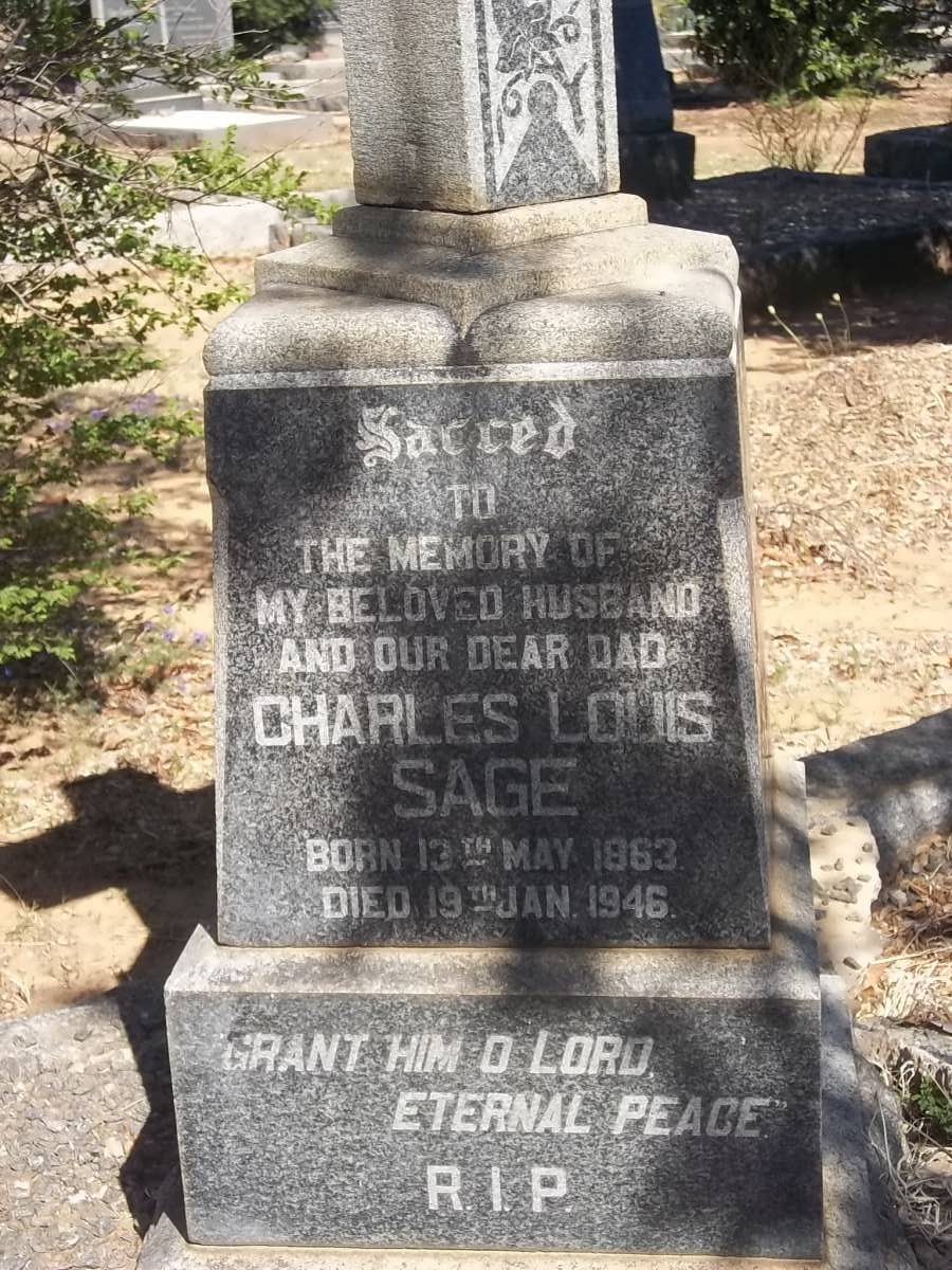 SAGE Charles Louis 1863-1946
