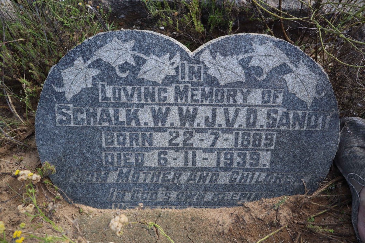 SANDT Schalk W.W.J., v.d. 1889-1939