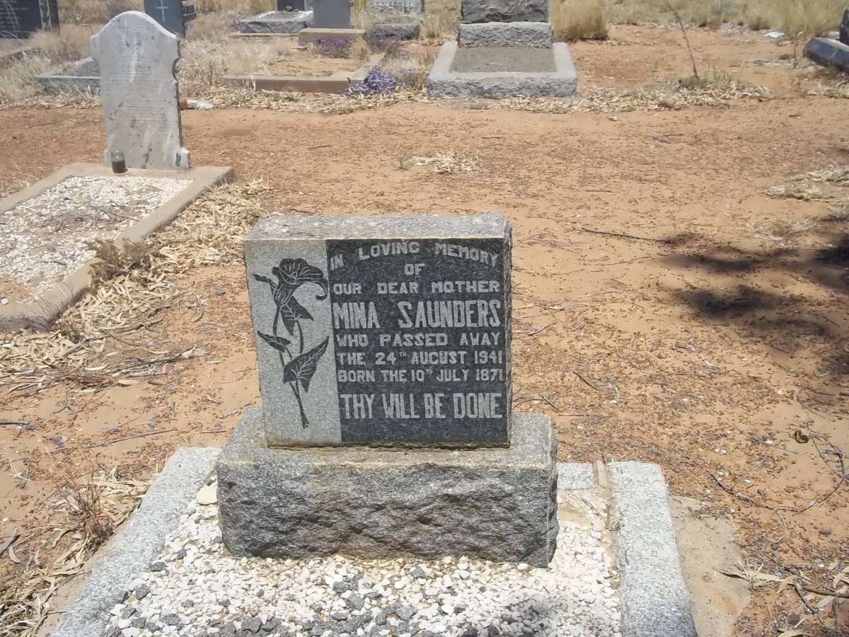 SAUNDERS Mina 1871-1941
