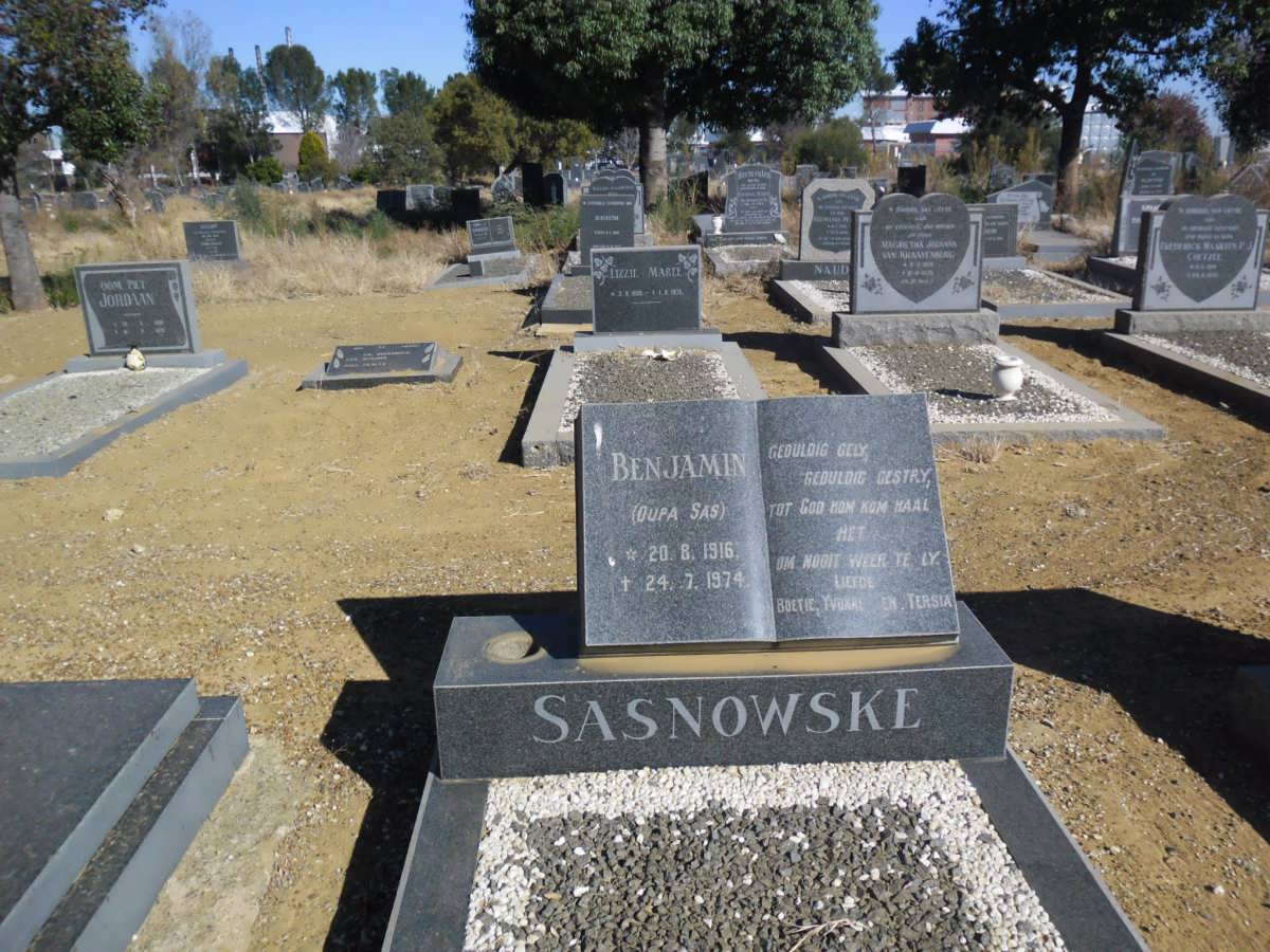 SASNOWSKE Benjamin 1916-1974