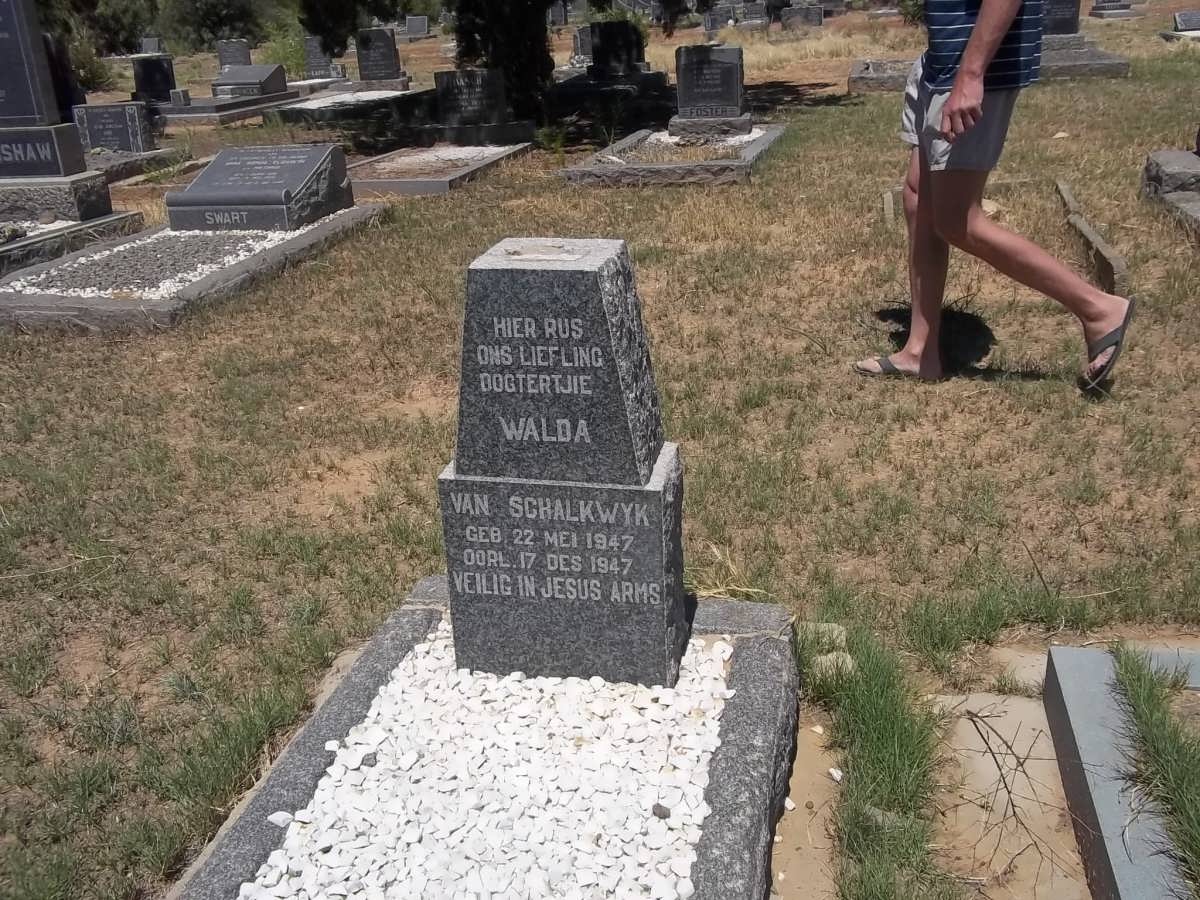 SCHALKWYK Walda, van 1947-1947