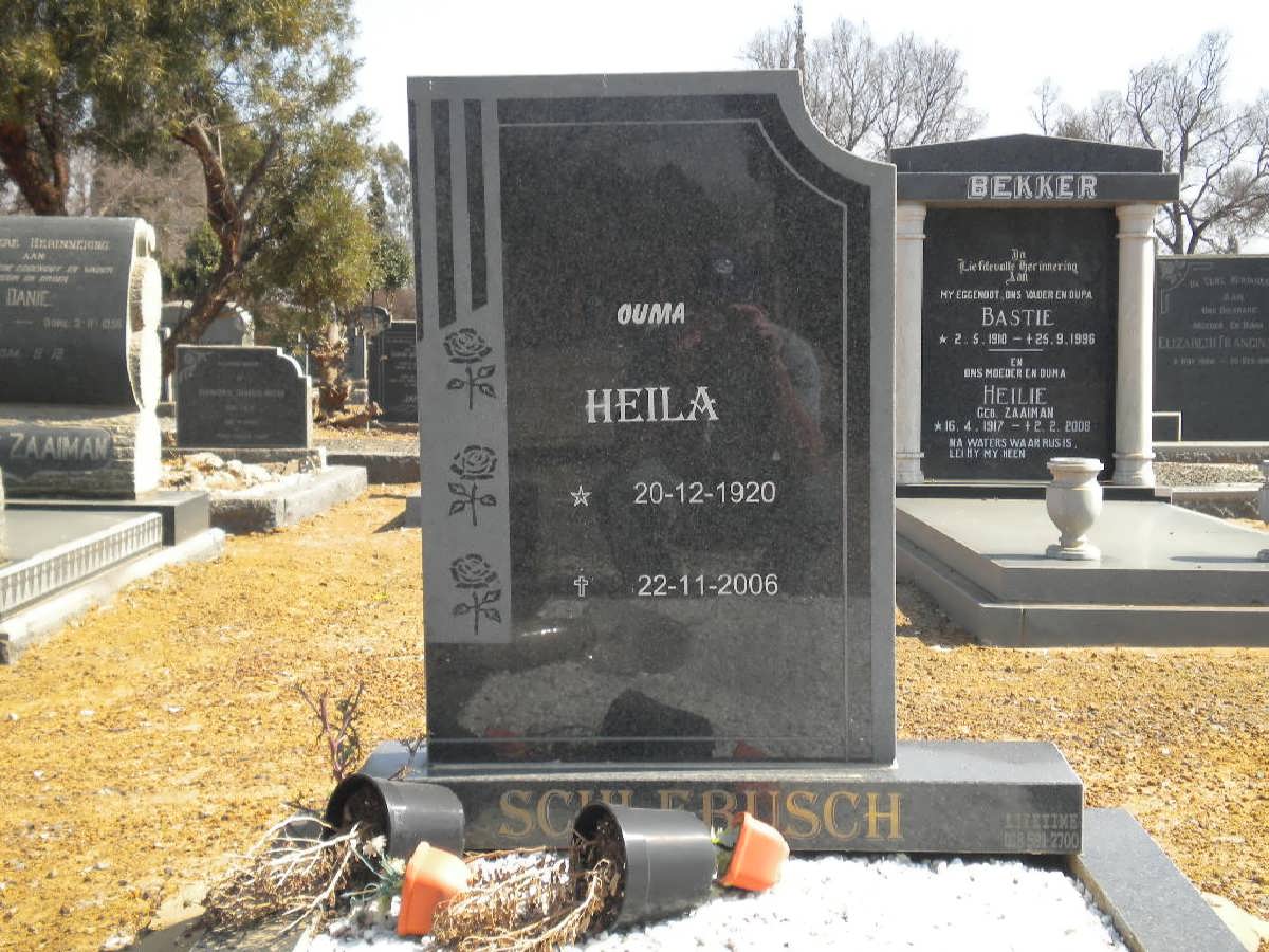 SCHLEBUSCH Heila 1920-2006