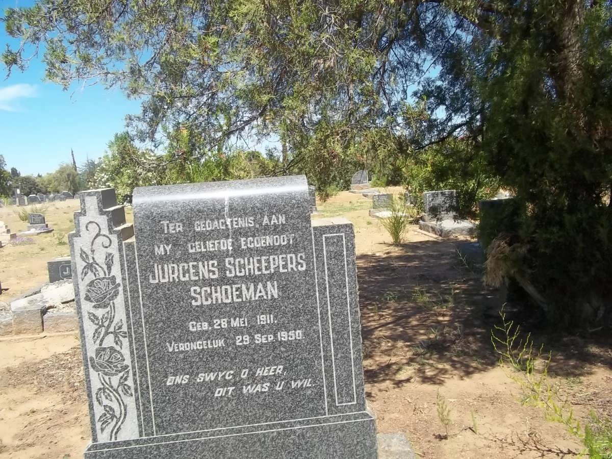 SCHOEMAN Jurgens Scheepers 1911-1950