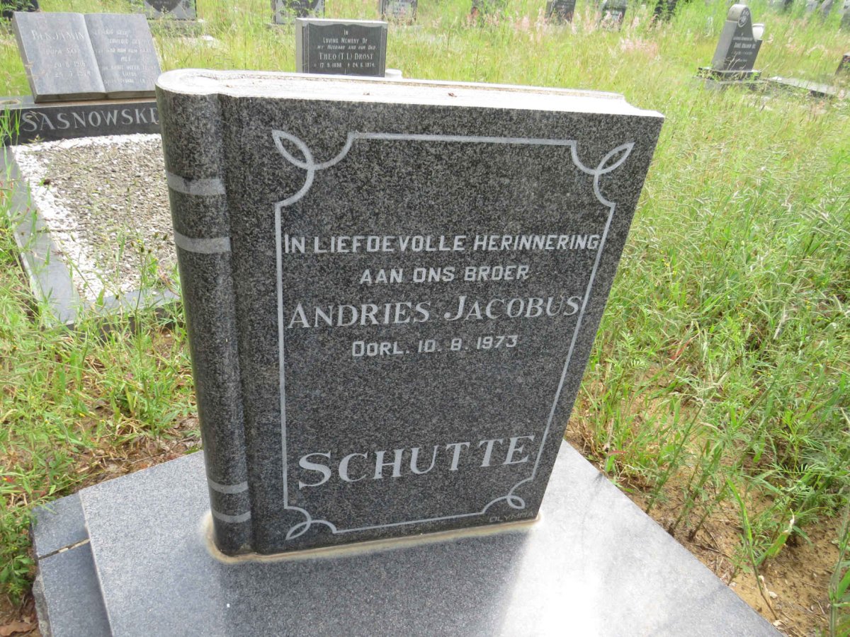 SCHUTTE Andries Jacobus -1973