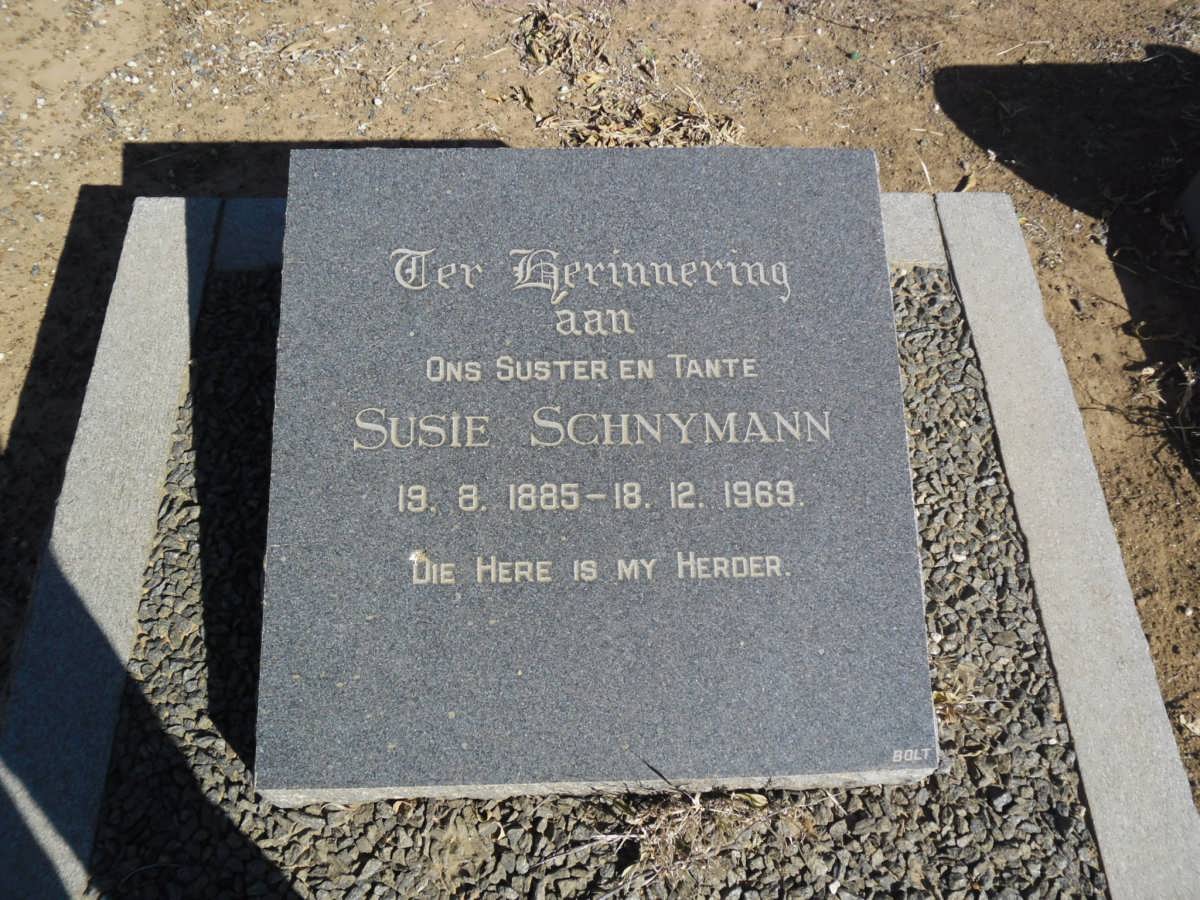 SCHNYMANN Susie 1895-1969