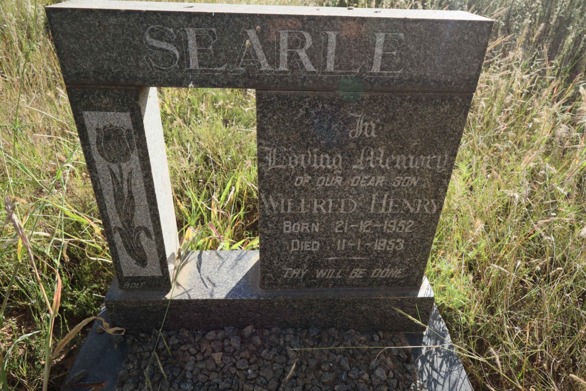 SEARLE Wilfred Henry 1952-1953