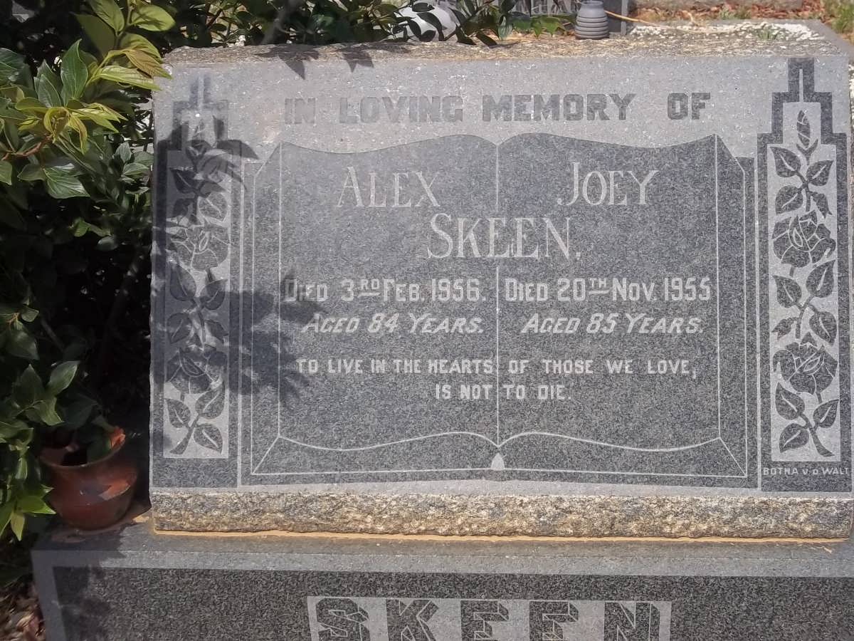 SKEEN Alex -1956 &amp; Joey -1955