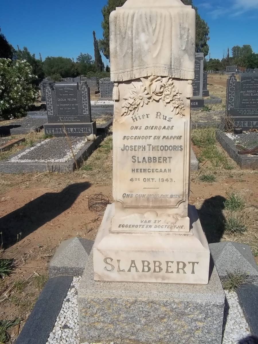 SLABBERT Joseph Theodoris -1943