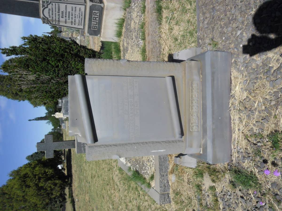 SLABBERT ? 1876-1967