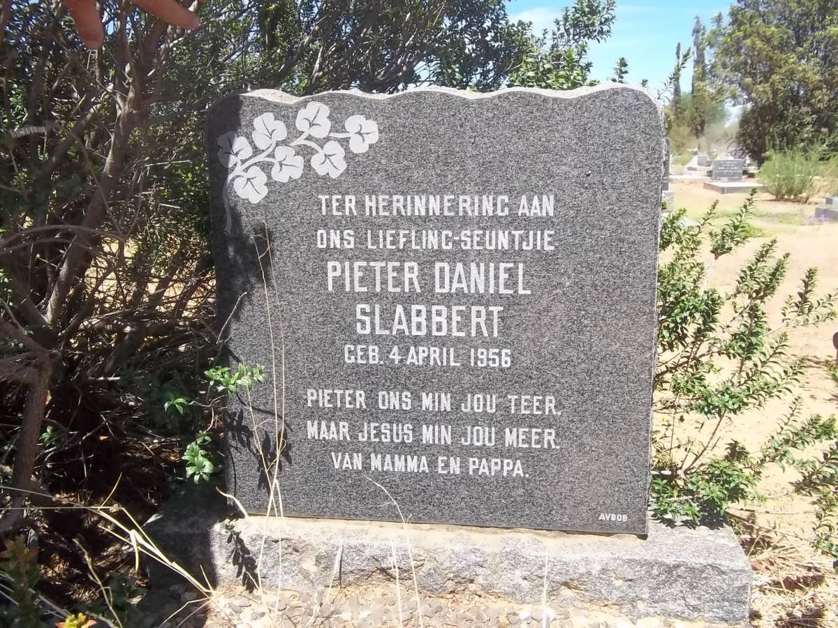 SLABBERT Pieter Daniel 1956-