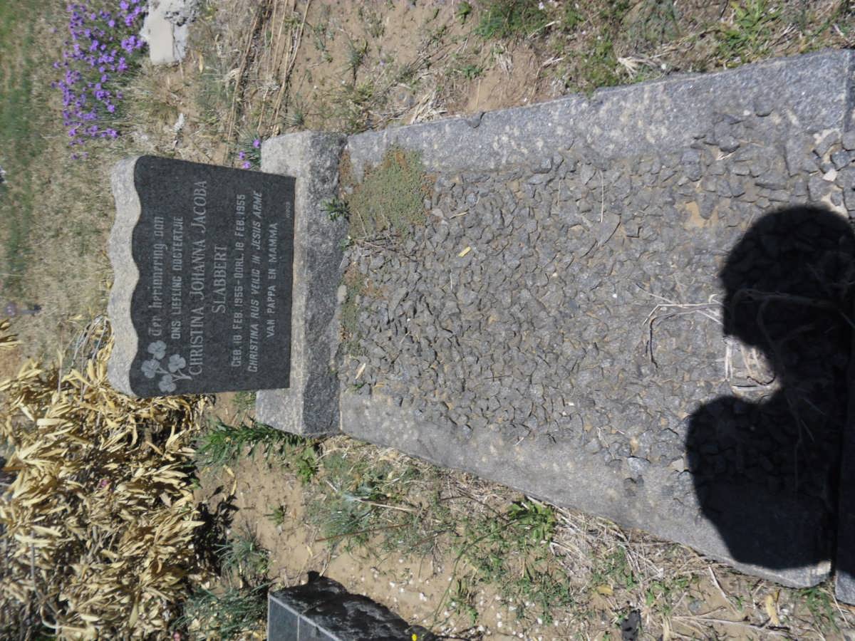 SLABBERT Christina Johanna Jacoba 1955-1955