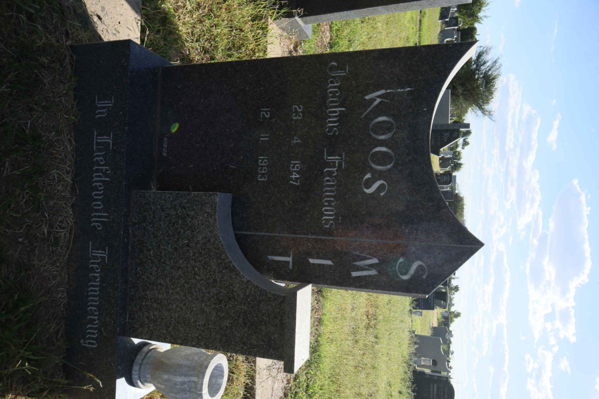 SMIT Jacobus Francois 1947-1993