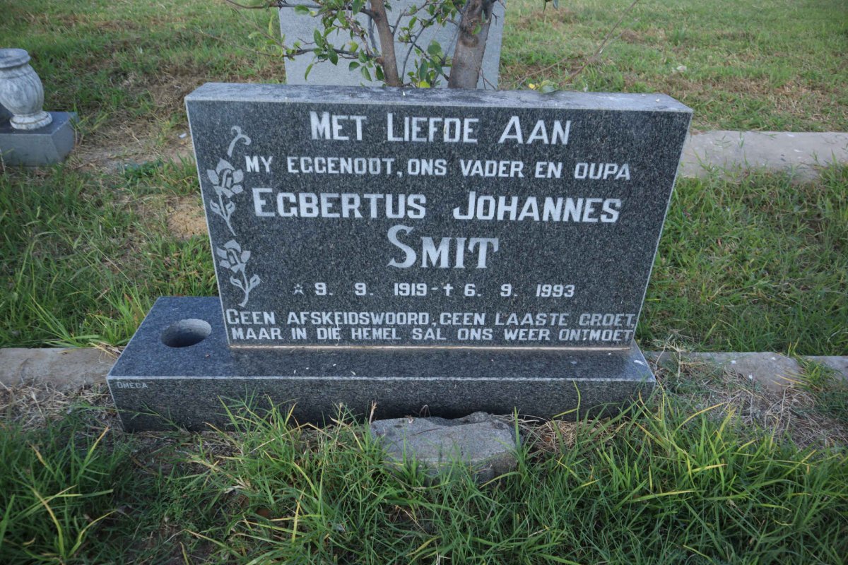 SMIT Egbertus Johannes 1919-1993