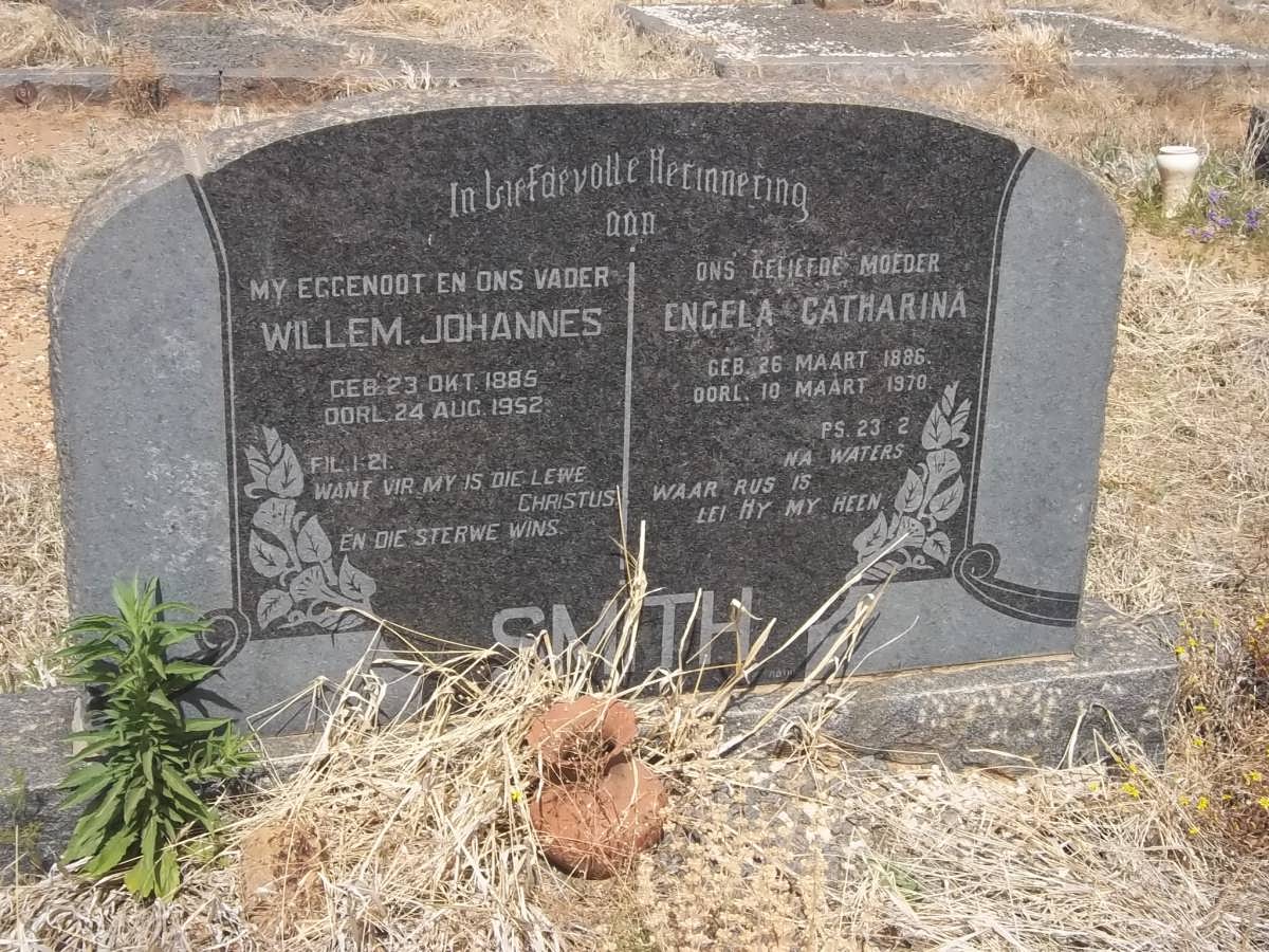 SMITH Willem Johannes 1886-1952 &amp; Engela Catharina 1886-1970