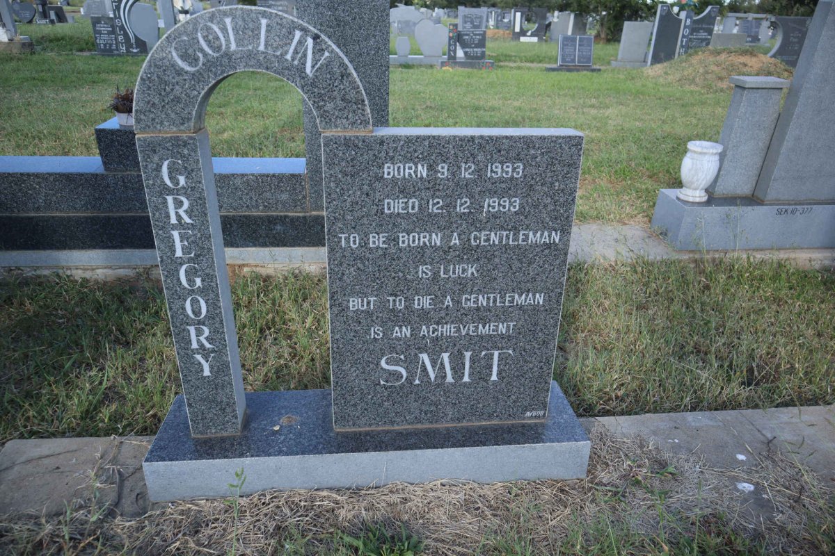 SMIT Collin Gregory 1993-1993