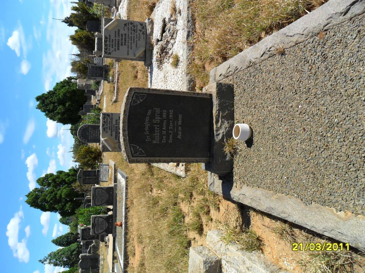 SPRUIT Huibert 1880-1943