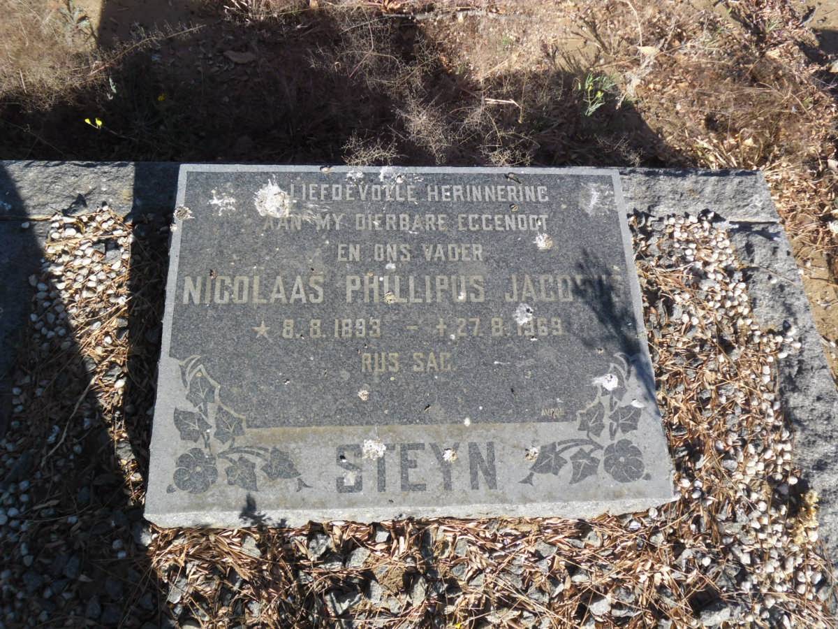 STEYN Nicolaas Phillipus Jacobus 1893-1969