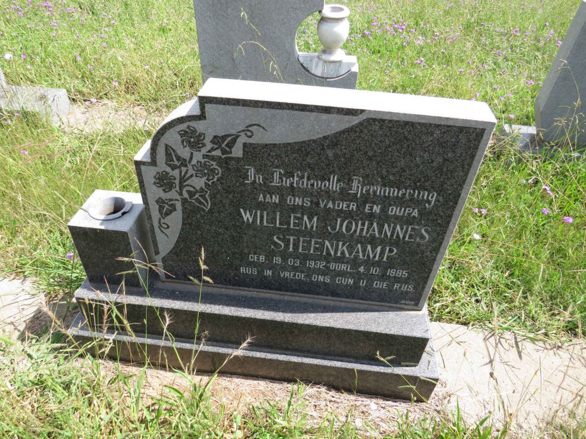 STEENKAMP Willem Johannes 1932-1985
